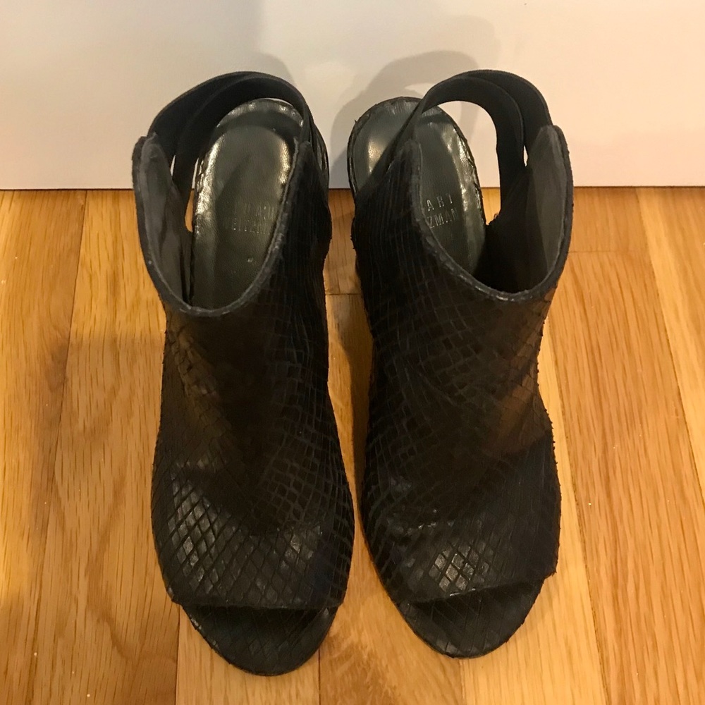 Stuart Weitzman Hereitis Snake Booties - image 4